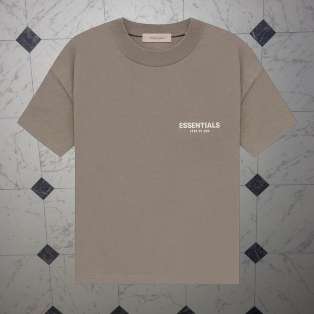 Fear of God Essentials Desert Taupe T-Shirt NWT SIZE XS